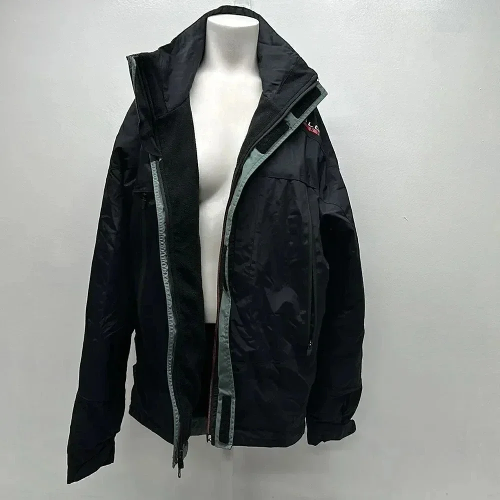Ralph Lauren Polo Sport Coat Jacket Winter Heavyweight Black Men's Size Medium